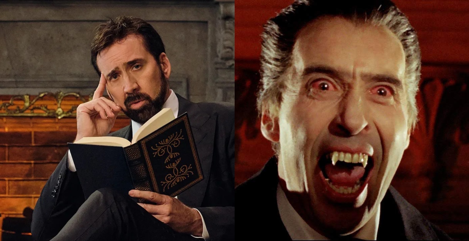 NICOLAS CAGE jako DRACULA na zdjęciach z planu filmu "Renfield"