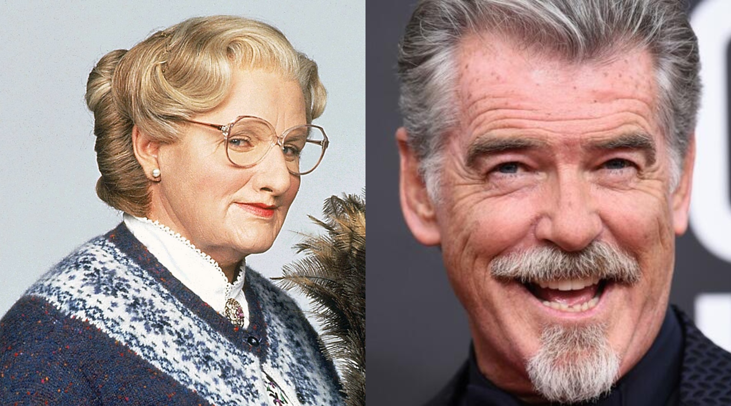 Pierce Brosnan poznał Robina Williamsa, gdy ten był w charakteryzacji z "Pani Doubtfire". Aktor opowiada