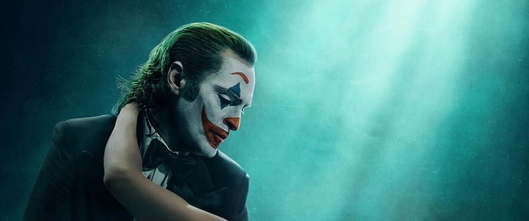 Pierwszy plakat filmu "Joker: Folie à Deux". W rolach głównych Joaquin Phoenix i Lady Gaga