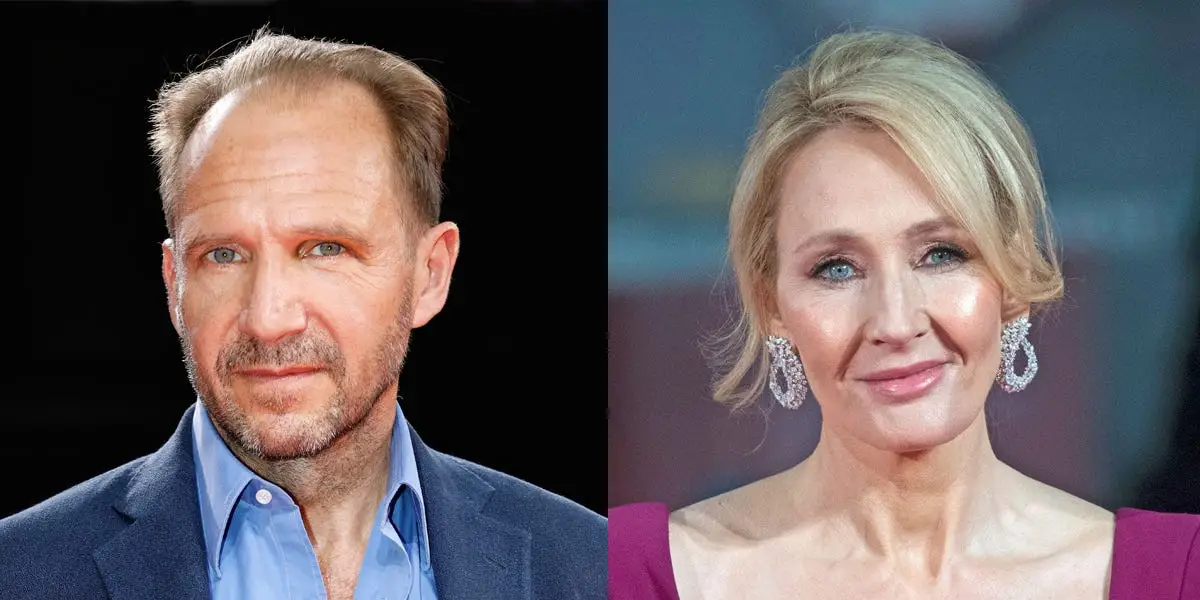 RALPH FIENNES uważa, że "przemoc słowna" wobec J.K. ROWLING jest obrzydliwa. Aktor broni pisarki