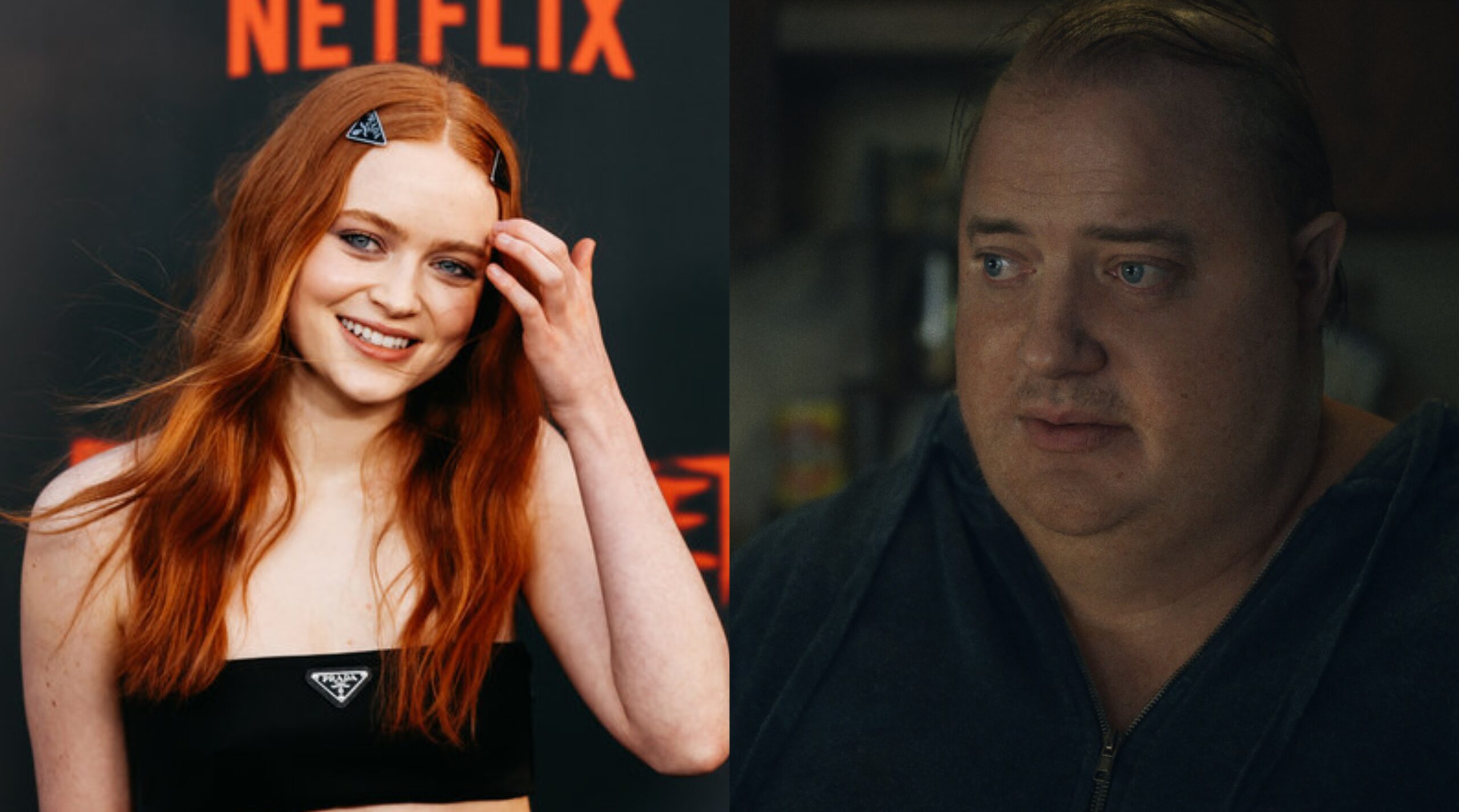 SADIE SINK na zdjęciu z filmu "The Whale" z Brendanem Fraserem. Aktorka gra córkę głównego bohatera