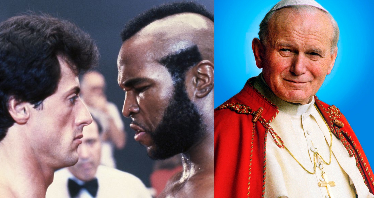 SYLVESTER STALLONE chciał, żeby Jan Paweł II pojawił się w ROCKYM III
