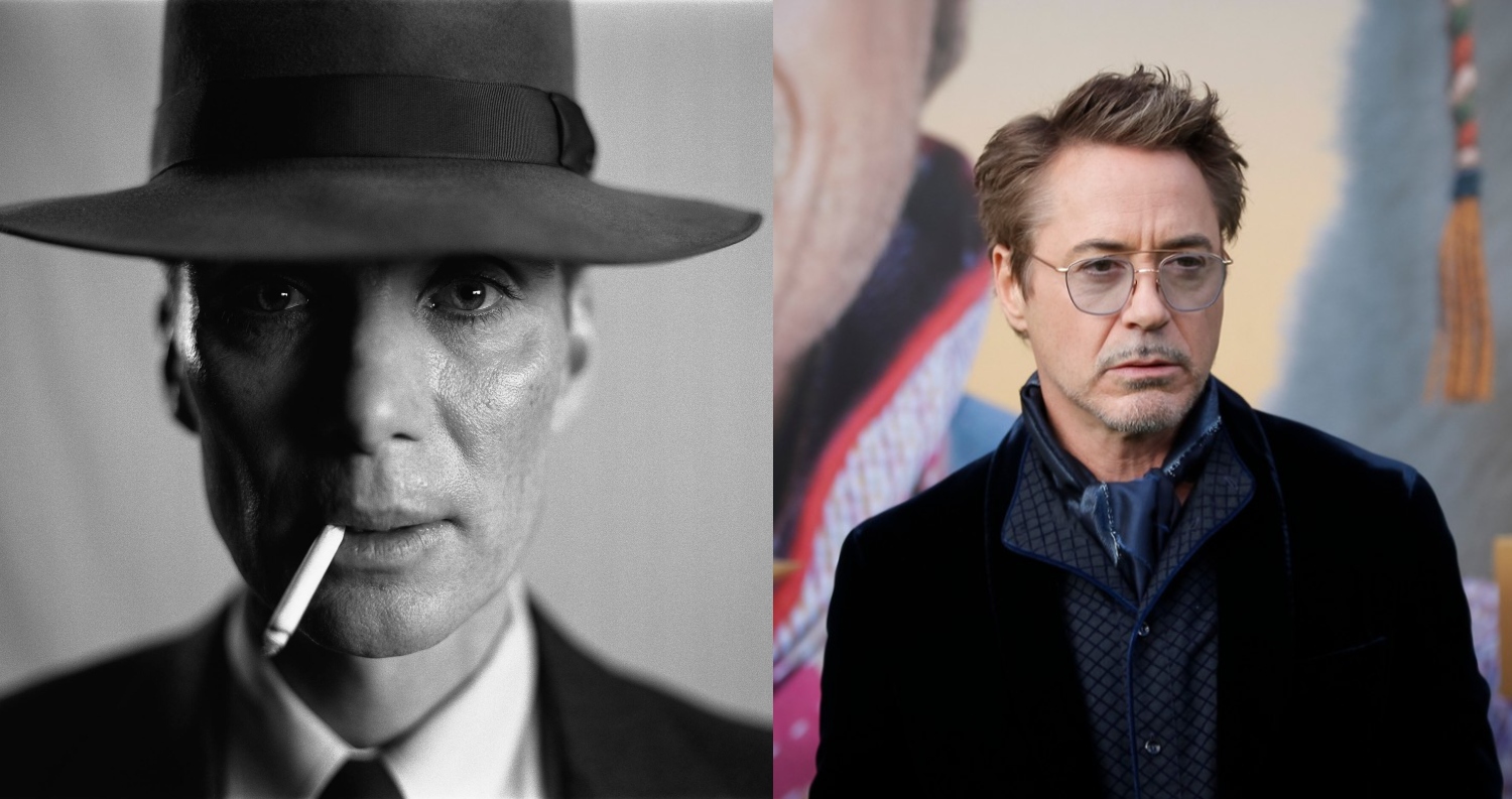 Siwowłosy ROBERT DOWNEY JR. na zdjęciach z planu OPPENHEIMERA Christophera Nolana