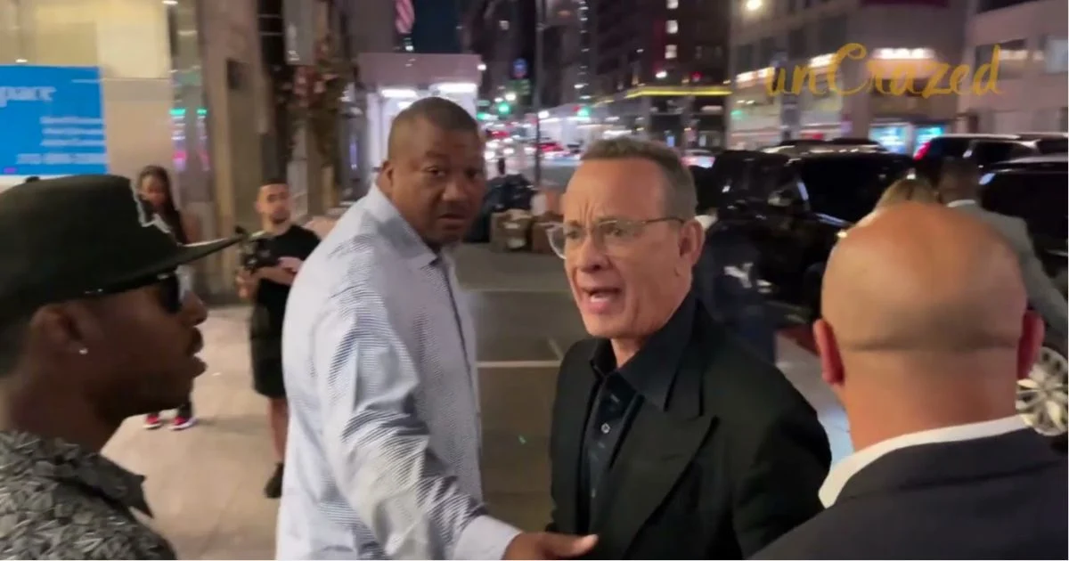TOM HANKS wściekł się na fanów, którzy wpadli na jego żonę. "Odsuńcie się, ku*rwa!"