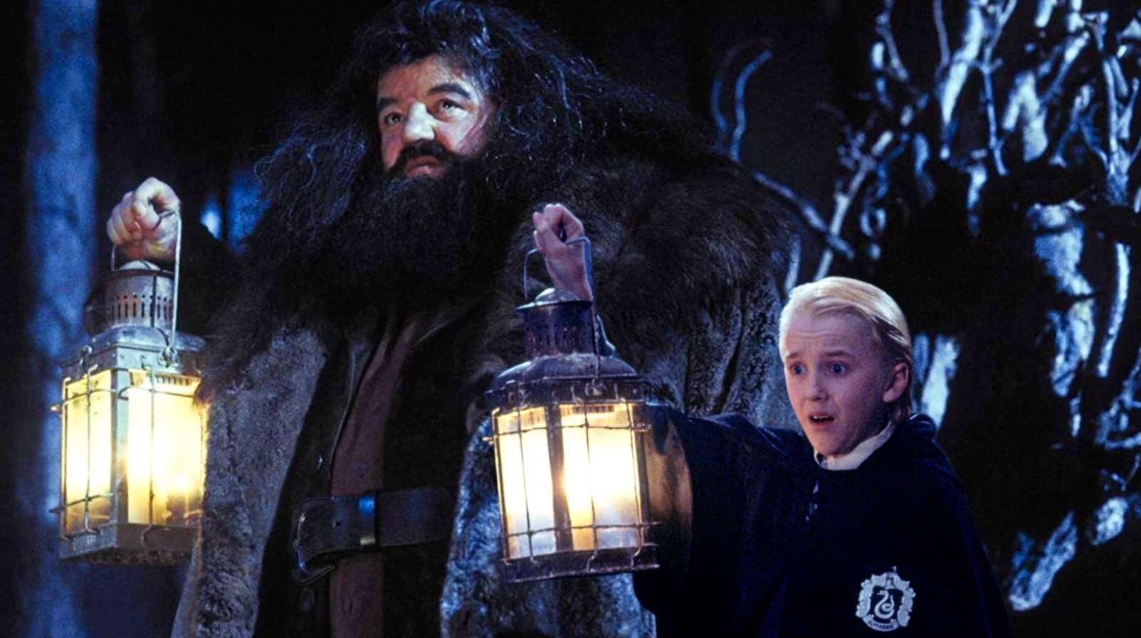 Tom Felton upamiętnił ROBBIE'EGO COLTRANE'A w nowym tekście. "Bez Hagrida nie ma Hogwartu"