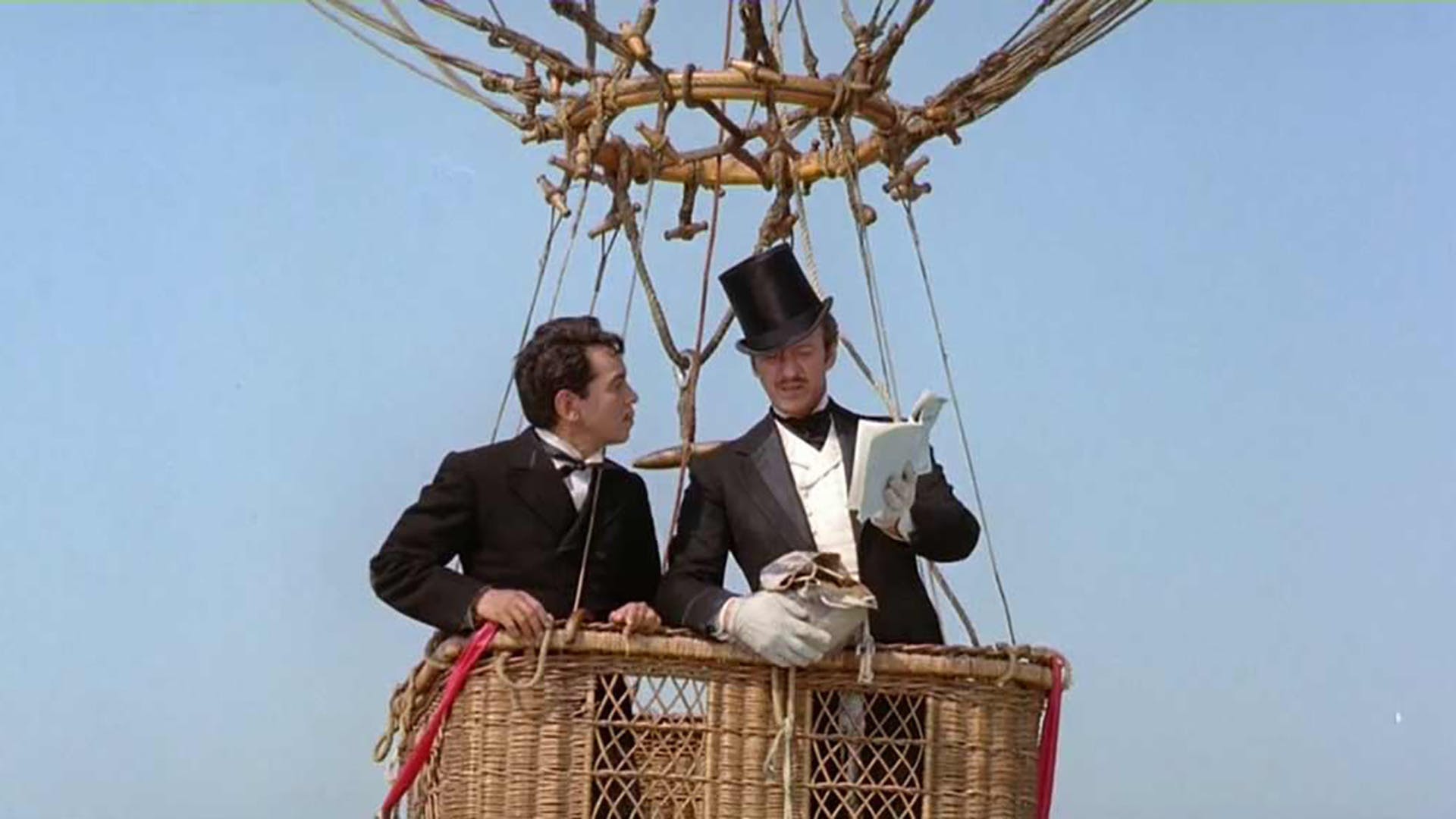 David Niven i Cantinflas w filmie "W 80 dni dookoła świata" (1956)