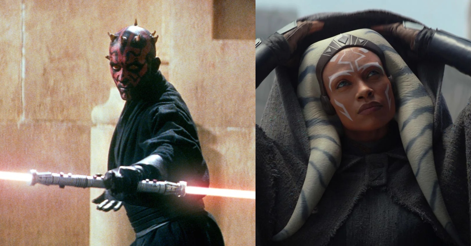 W serialu AHSOKA jest wizualne nawiązanie do "Mrocznego widma" i sceny z Darthem Maulem