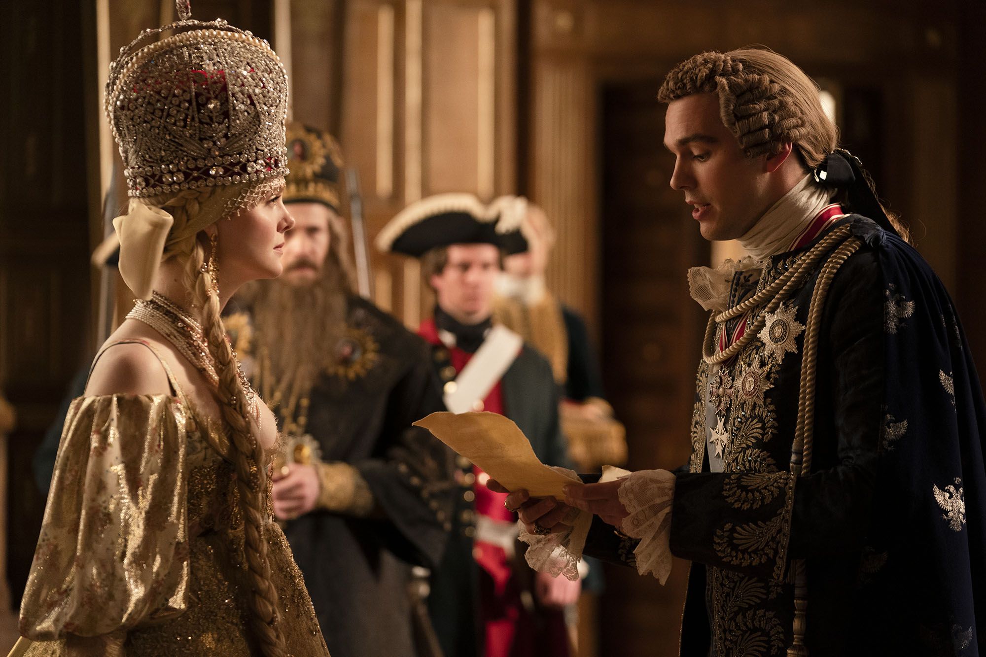 nicholas hoult elle fanning wielka sezon drugi the great