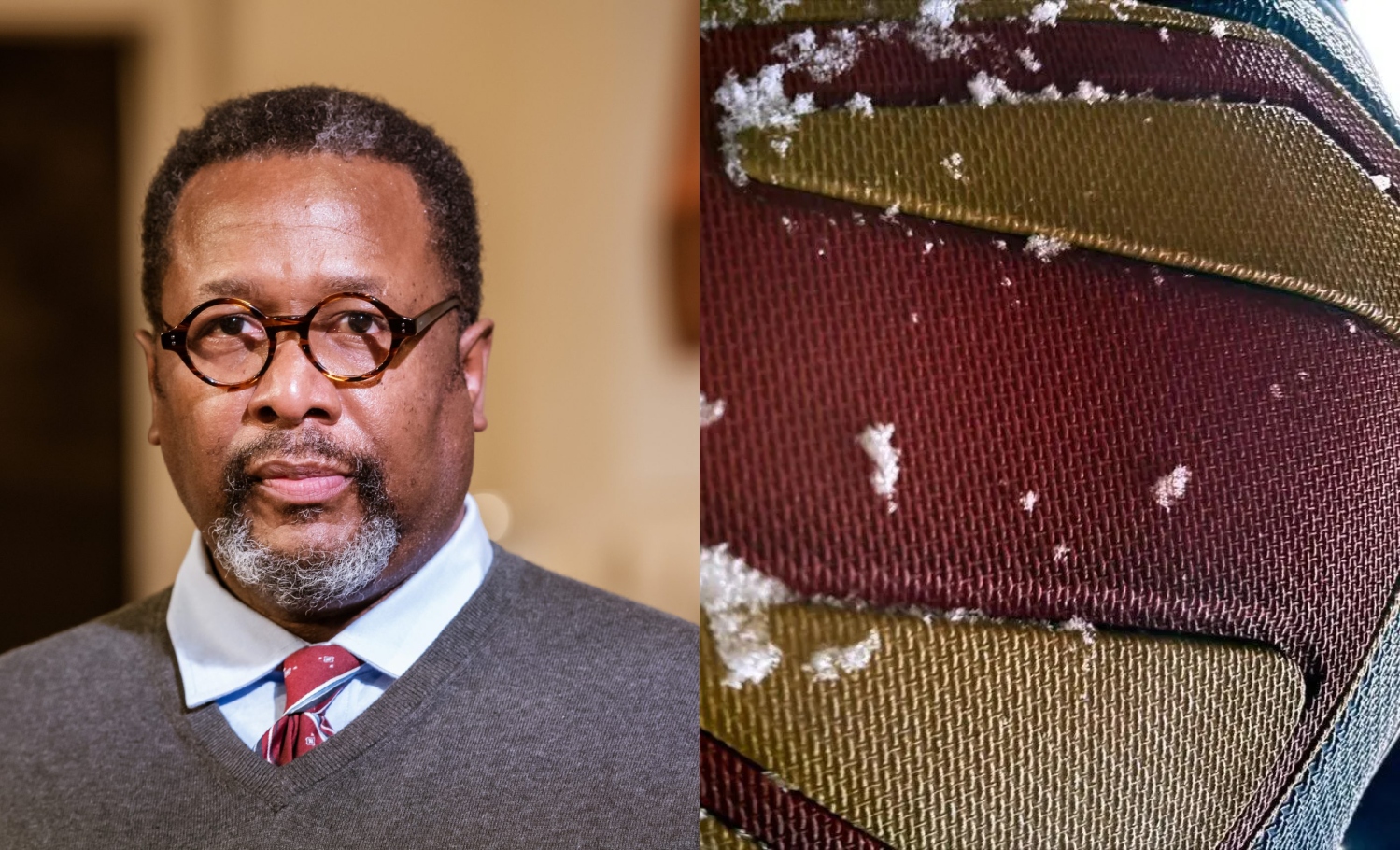 Wendell Pierce jako Perry White w "Supermanie". Wcześniej tę postać grali m.in. Langella i Fishburne