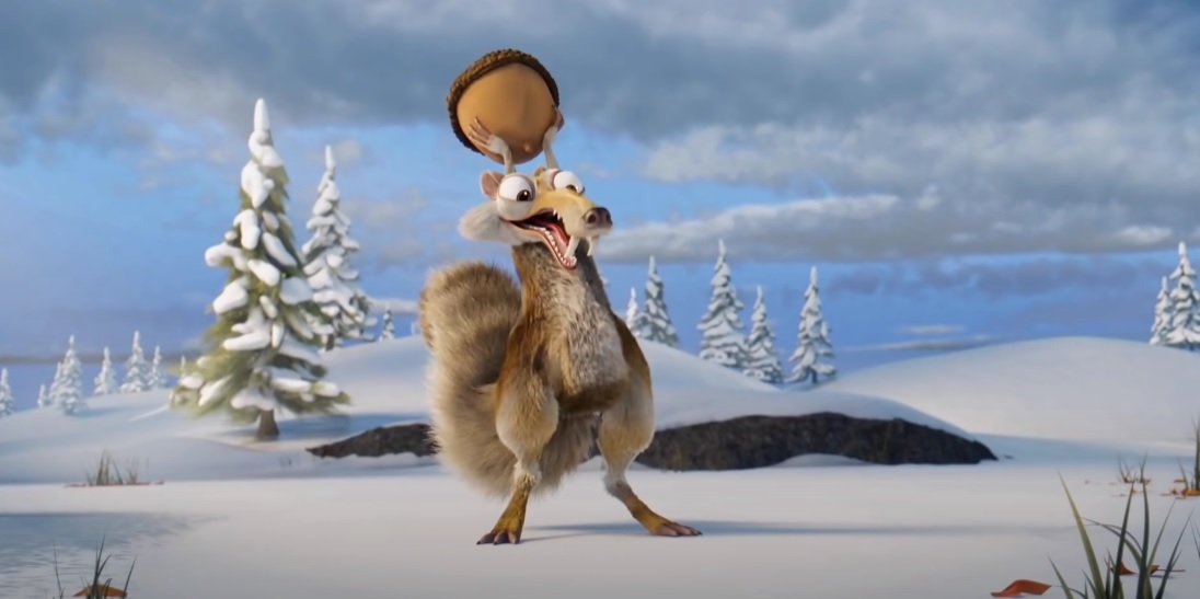Wiewiór z EPOKI LODOWCOWEJ w końcu złapał żołędzia. Pożegnalne wideo od Blue Sky Studios