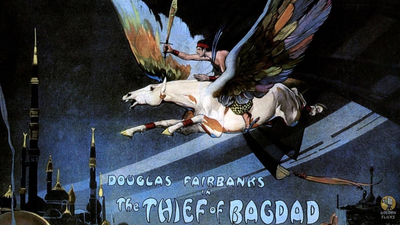 Plakat do filmu "Złodziej z Bagdadu" (1924)