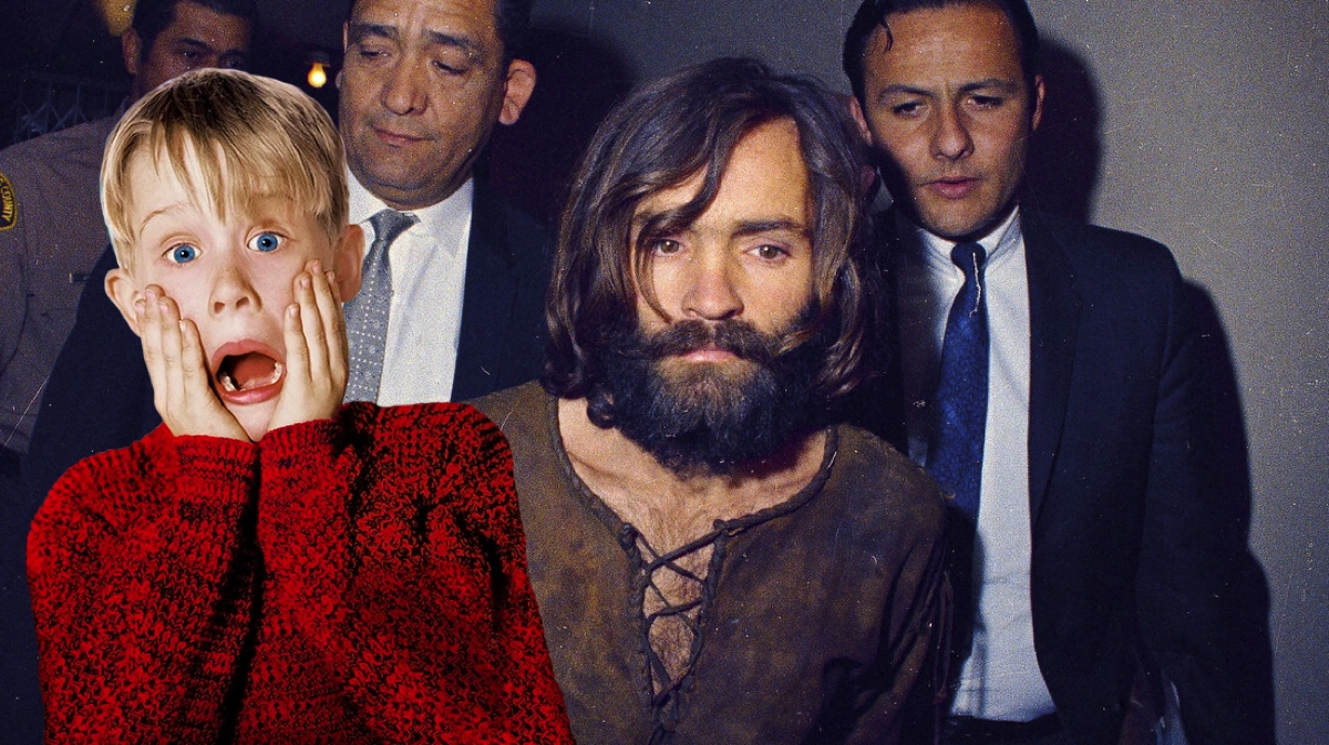 Zbrodnie Charlesa Mansona zainspirowały Kevina samego w domu