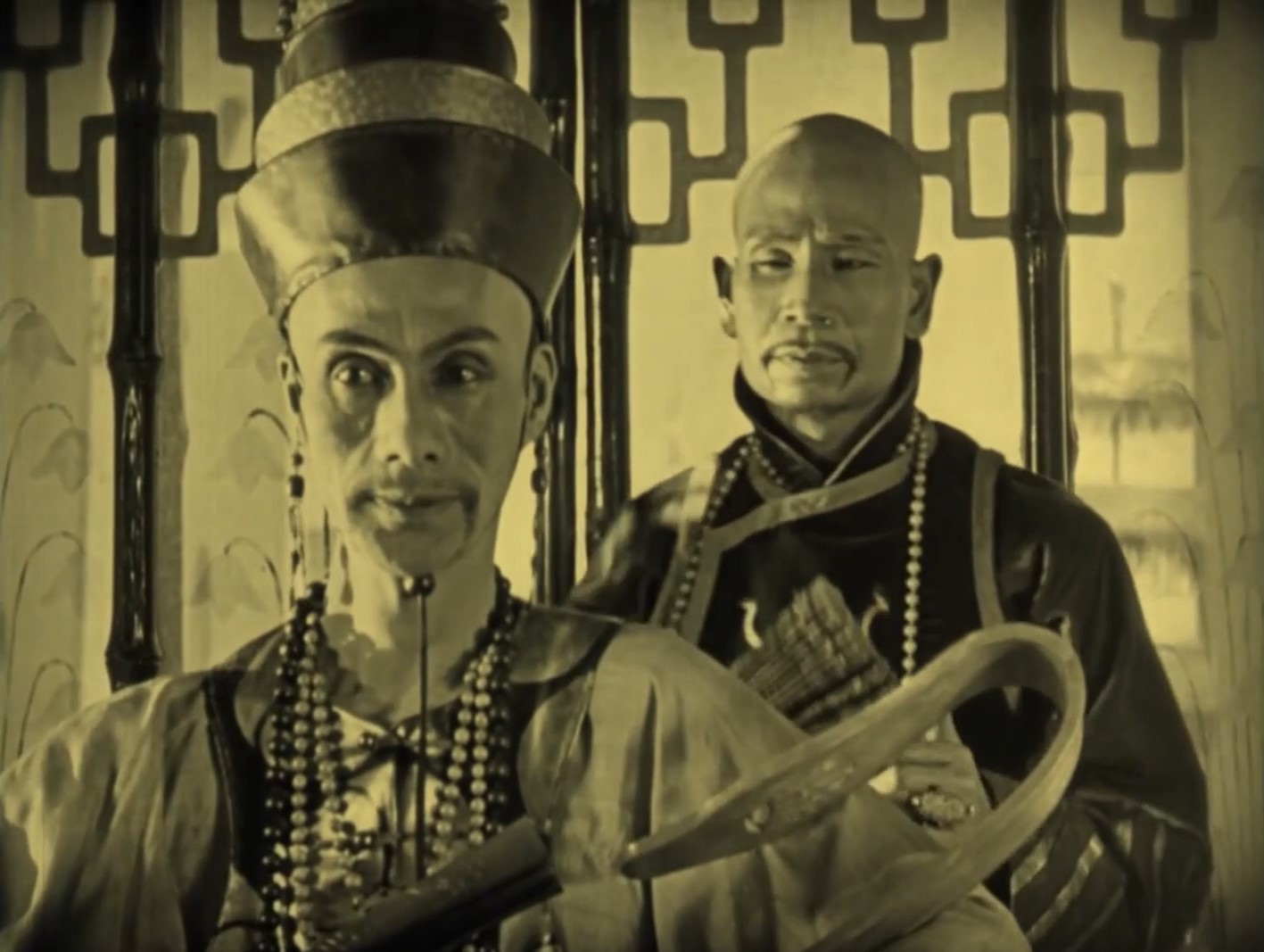Sôjin i Nambu w filmie "Złodziej z Bagdadu" (1924)