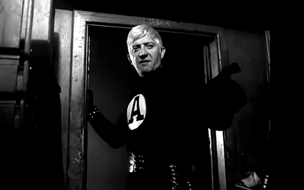 Józef Nowak jako As w filmie „Hydrozagadka” (1970), reż. Andrzej Kondratiuk.