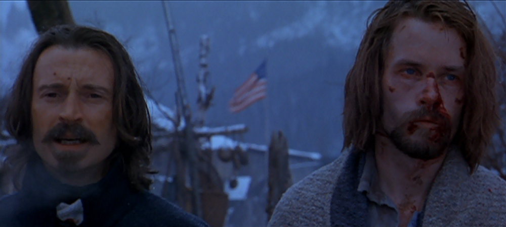 Robert Carlyle i Guy Pearce w filmie "Drapieżcy" ("Ravenous", 1999), reż. Antonia Bird 