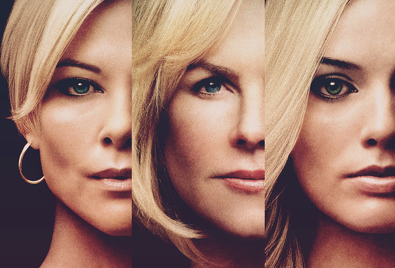GORĄCY TEMAT. Charlize Theron, Nicole Kidman i Margot Robbie w nowych klipach z filmu