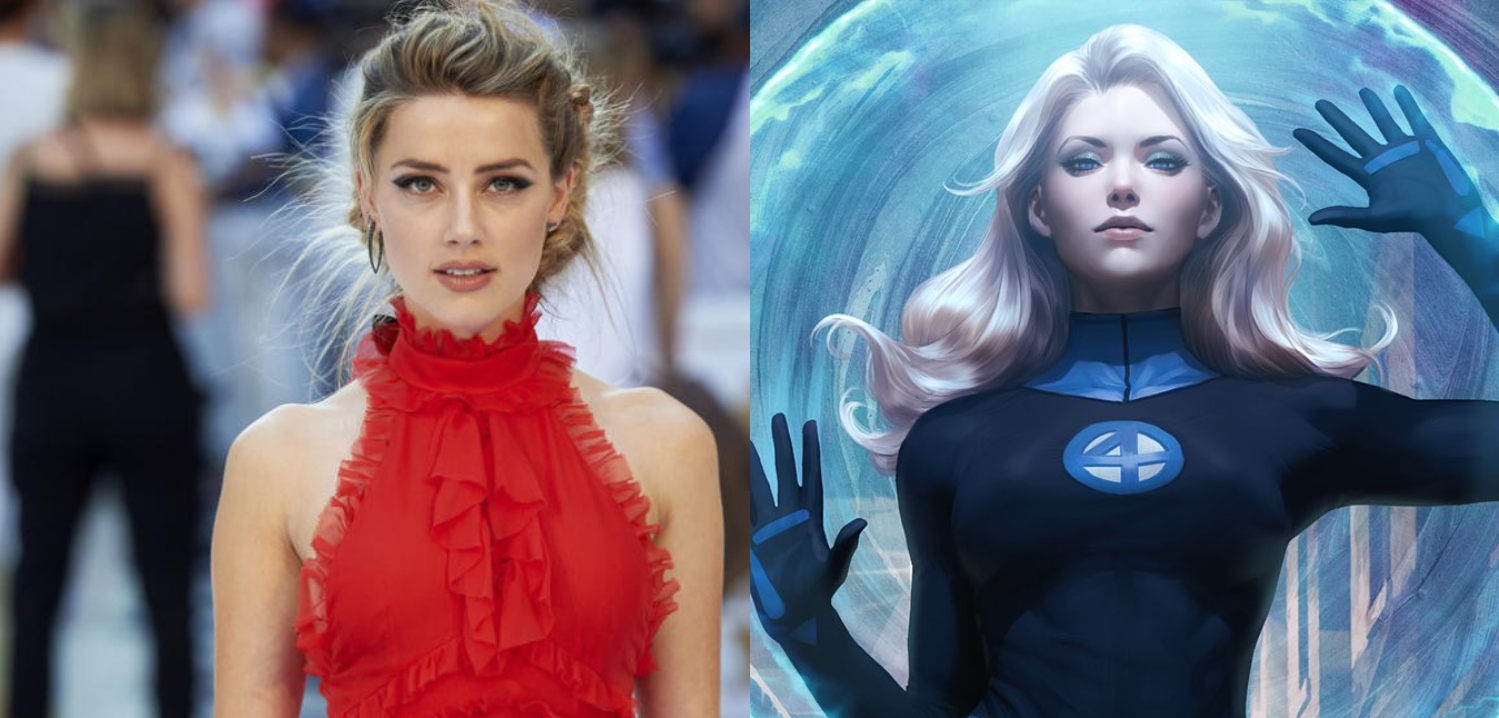 Jak mogłaby wyglądać AMBER HEARD jako Sue Storm z Fantastycznej Czwórki w filmach MARVELA? Fanowska grafika