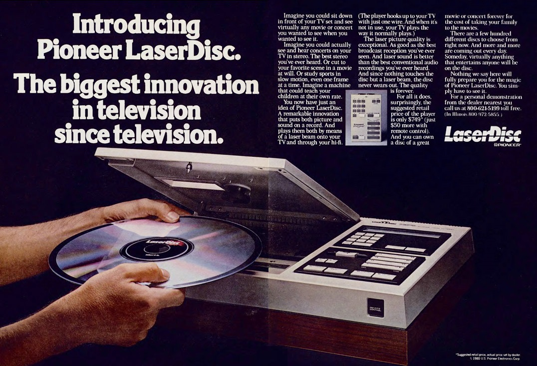 Laserdisc – winyl w świecie filmu?