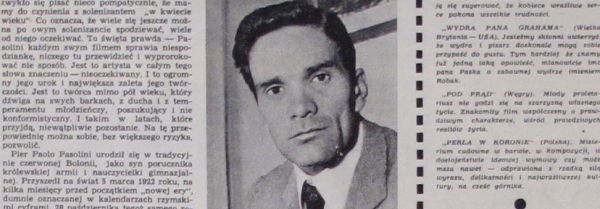 Powrót do PRESSŁOŚCI #44 - Pier Paolo Pasolini