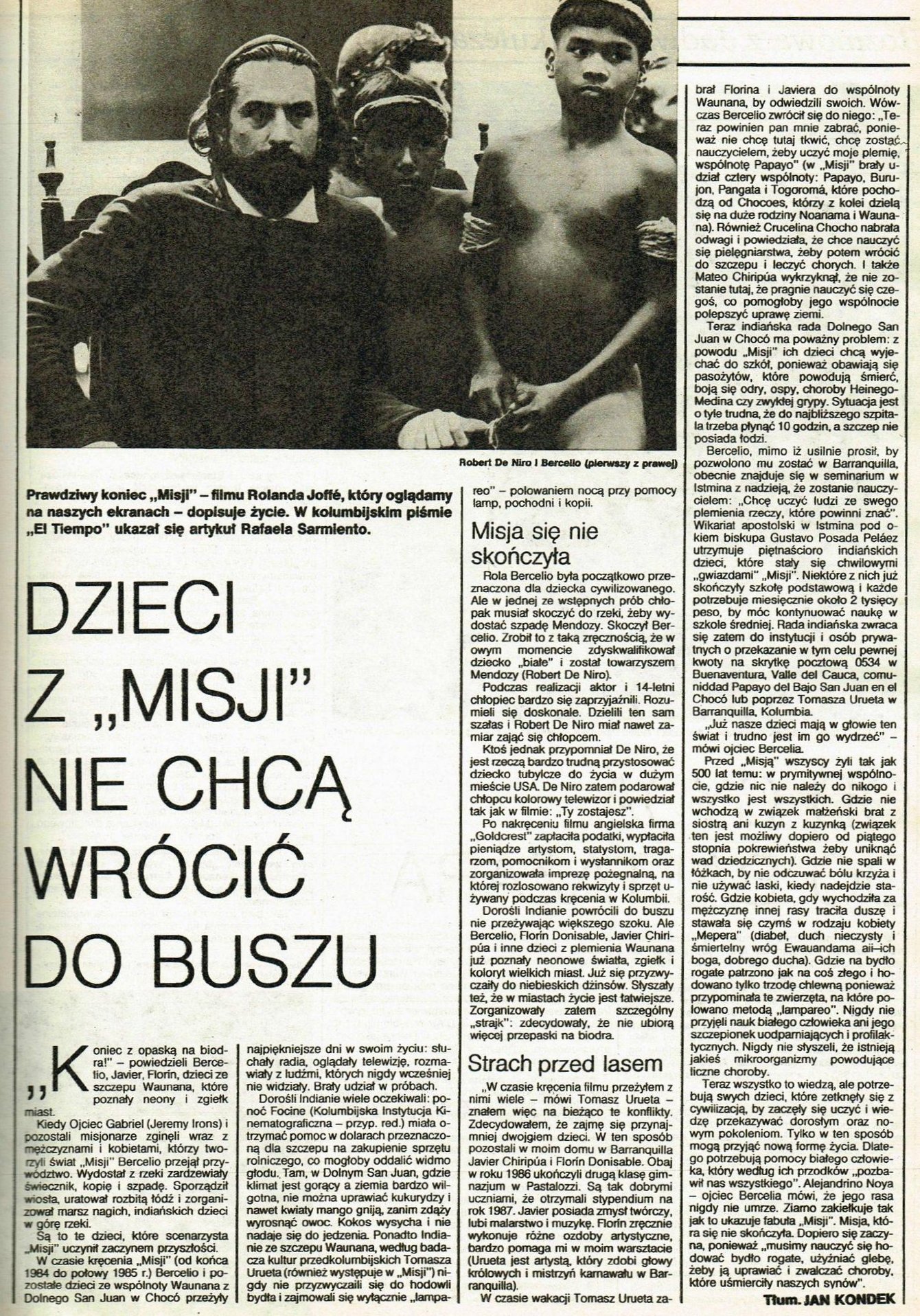 Powrót do PRESSŁOŚCI #6 - Dzieci z „Misji”