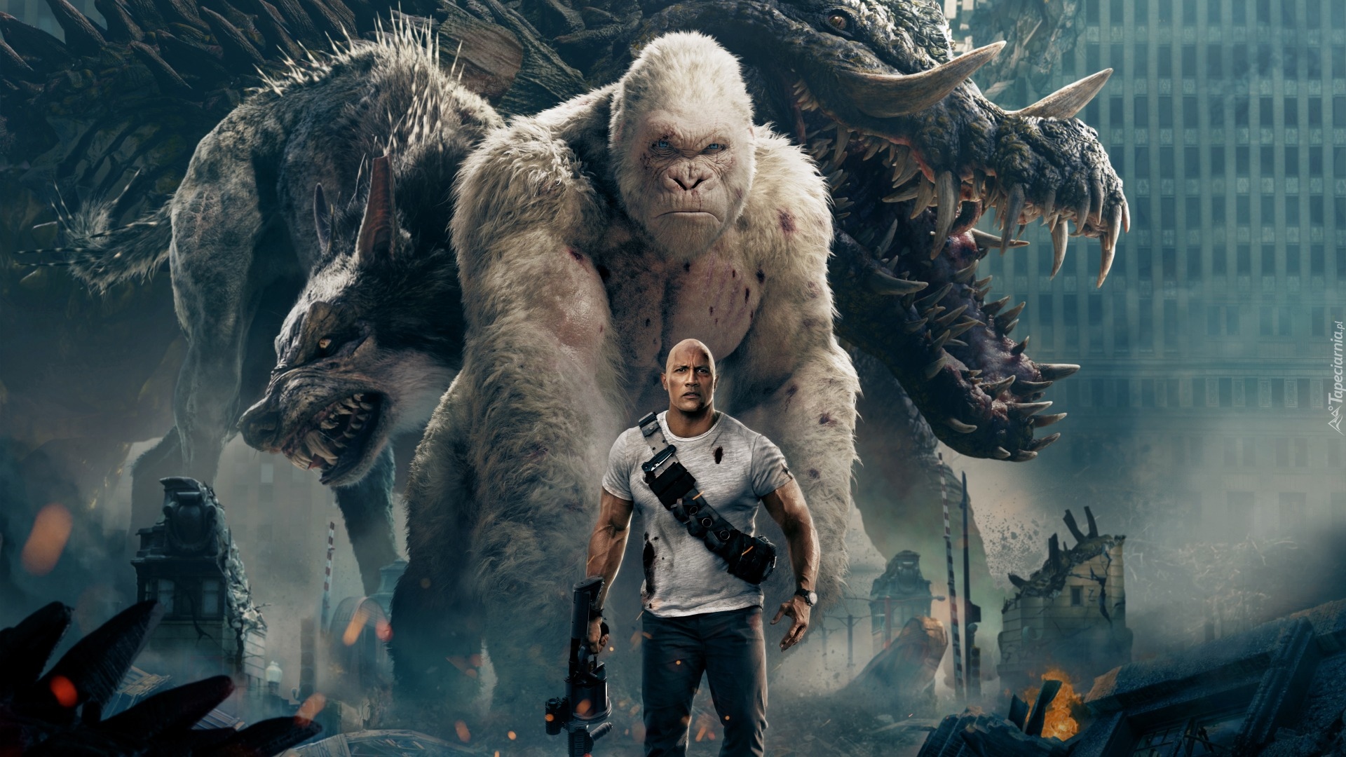 RAMPAGE: DZIKA FURIA. The Rock kontra potwory