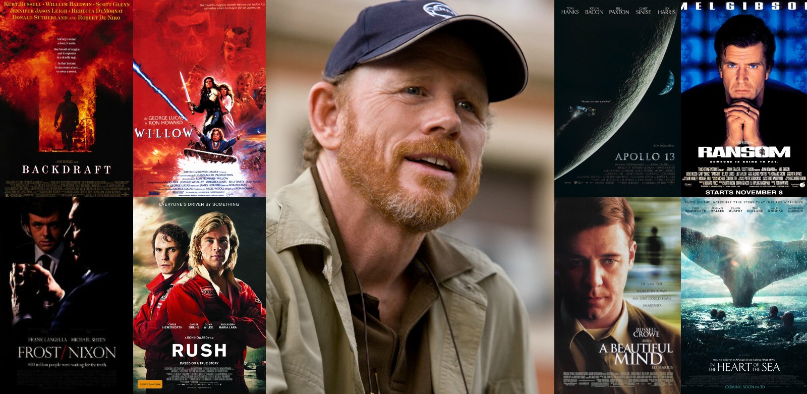 RON HOWARD. Wszystkie filmy reżysera