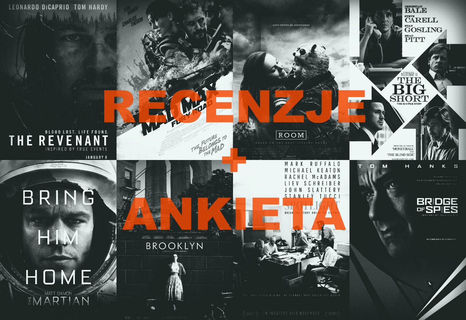Recenzje + ankieta. Oscary 2016 - najlepsze filmy
