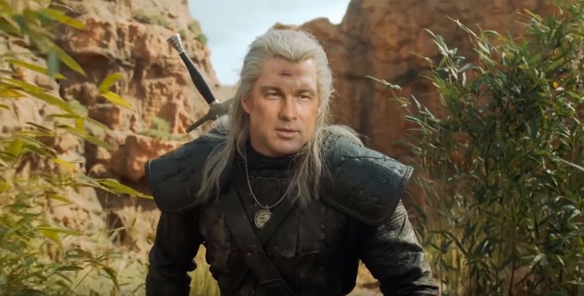 STEVEN SEAGAL jako Geralt w WIEDŹMINIE. Filmik z cyklu DeepFake