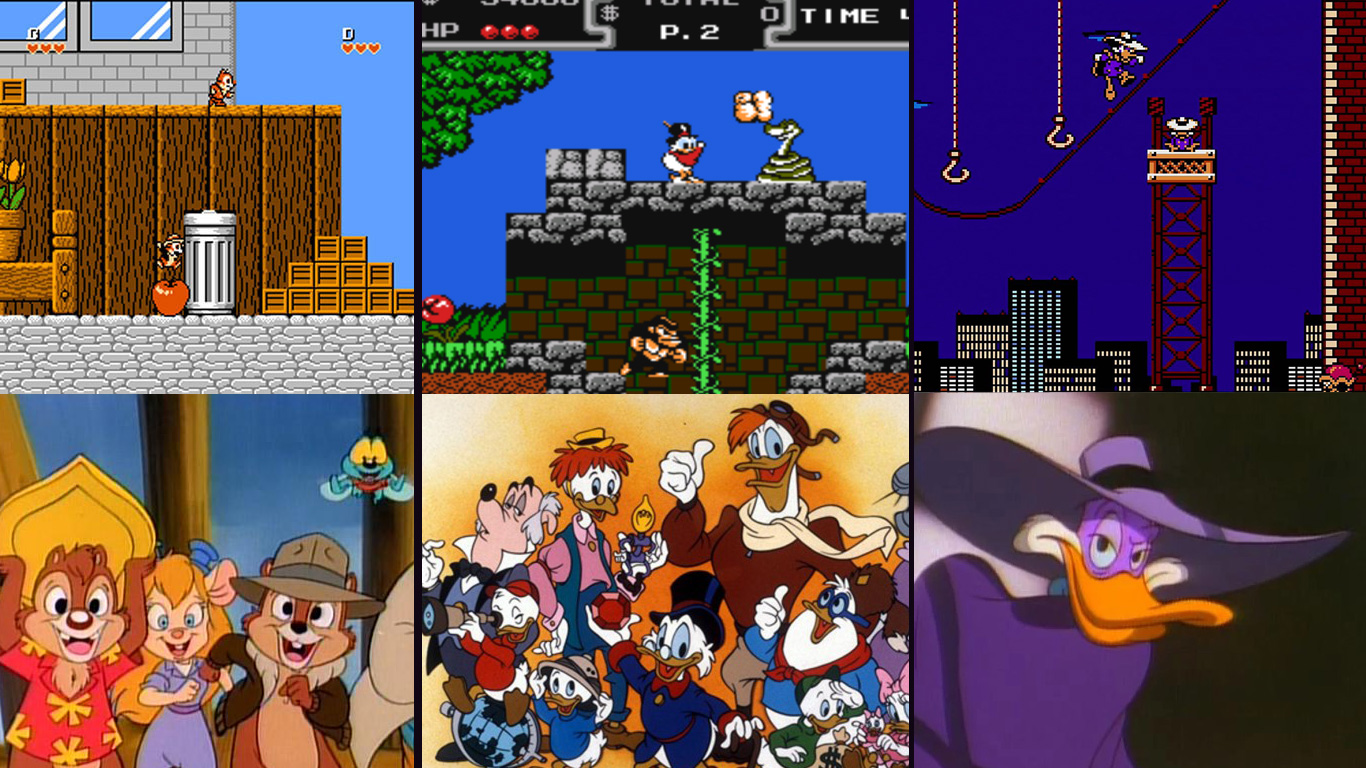 Seriale animowane jako gry na PEGASUSA. CHIP I DALE, DARKWING DUCK, KACZE OPOWIEŚCI...