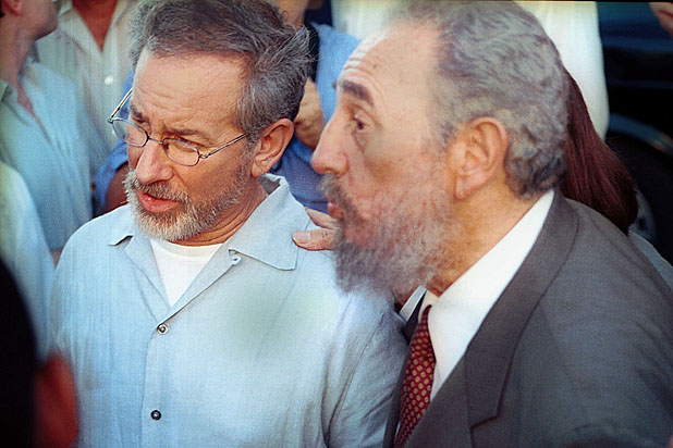 steven-spielberg-and-fidel-castro-november-2002