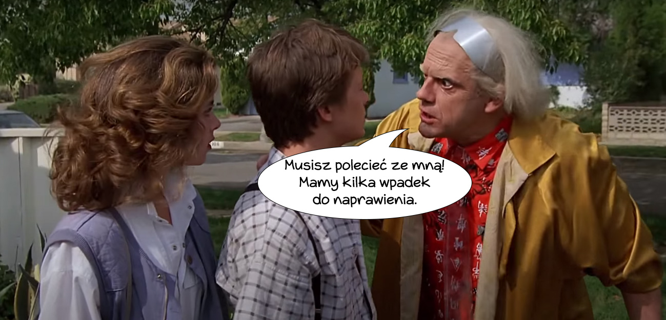 Wpadki w trylogii POWRÓT DO PRZYSZŁOŚCI, absolutnym klasyku kina science fiction