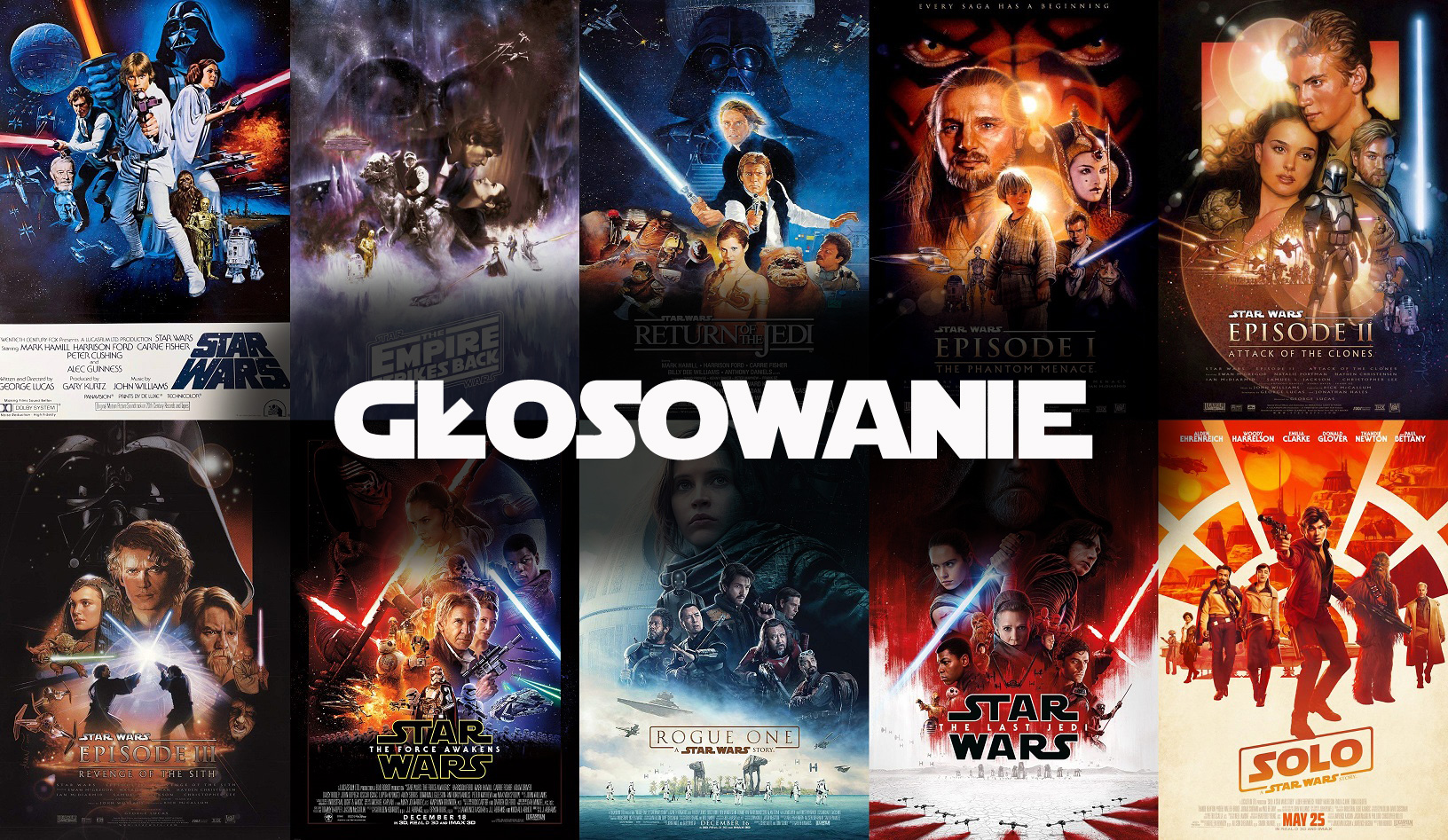 Zagłosuj na najlepszy film z serii STAR WARS