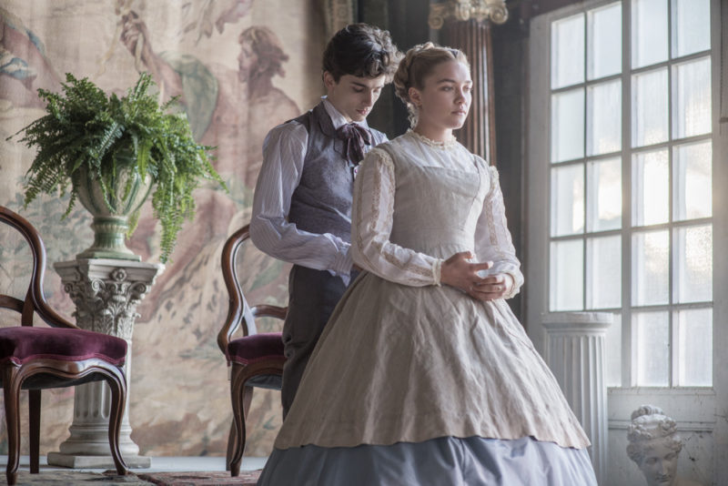 Timothee Chalamet i Florence Pugh w Małych kobietkach