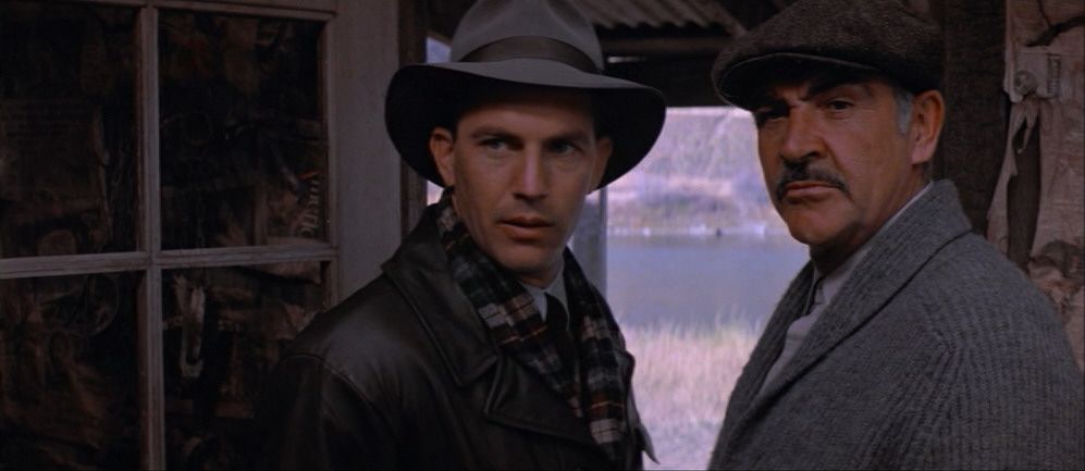 Kevin Costner i Sean Connery w filmie "Nietykalni"