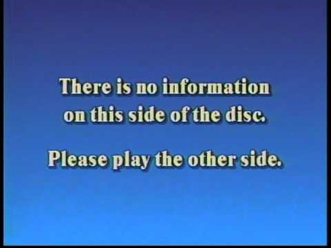 Typowy przykład Laserdiscowej "dead side"