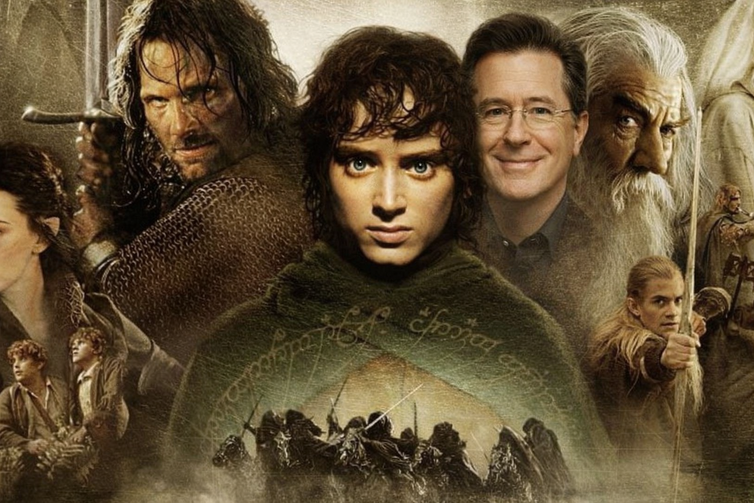 Gospodarz talk shaw Stephen Colbert pisze nowego WŁADCĘ PIERŚCIENI